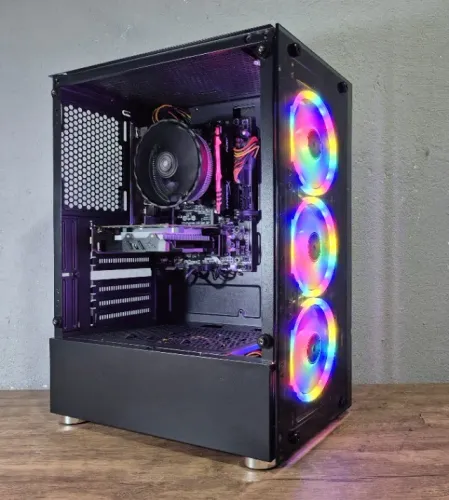 PC GAMER RYZEN 5/ RX 550 4GB/ 8GB DDR4/ SSD 120GB. ACEITO CARTAO