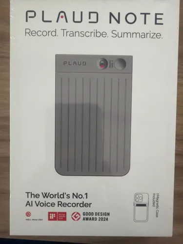 PLAUD NOTE - Gravador Inteligente com transcrição e resumo por IA