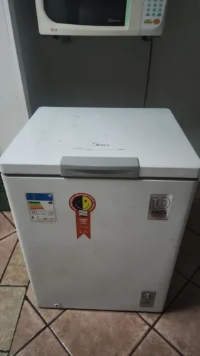 Freezer Horizontal 100l Bivolt Branco Midea Branco