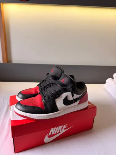 Air Jordan 1 Low Bred Toe 2.0