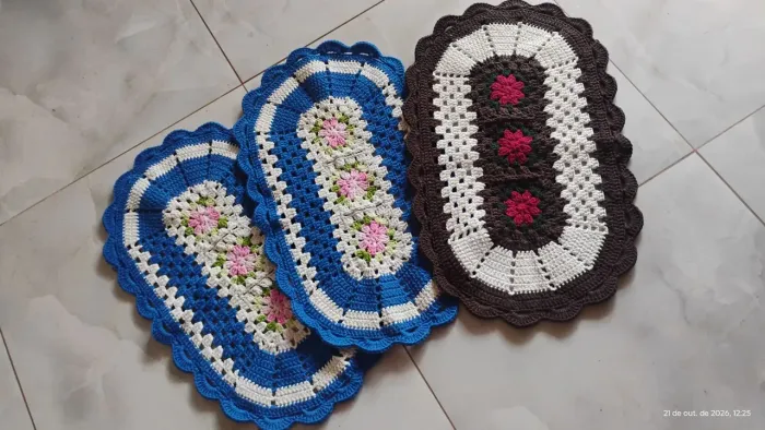 Tapetes de crochê