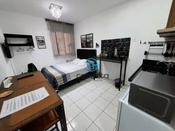 Apartamento com 1 dormitório para alugar, 23 m²- Centro - Niterói/RJ