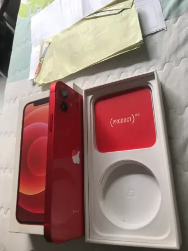 Promoção IPhone 12, vermelho, 128G, na caixa, nota fiscal 1ª Dono