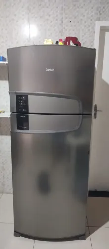 ? Geladeira Consul Frost Free 412 Litros Inox 2 Portas - R$ 1.700,00