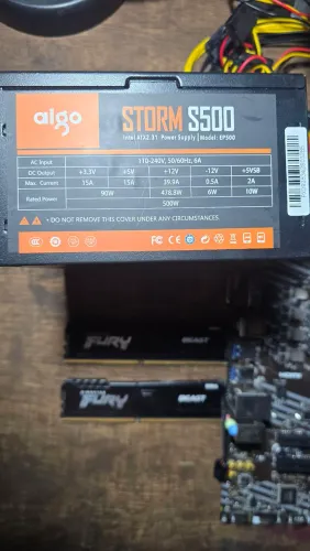 vendo kit Placa mãe msi A520M-A PRO, ryzen 5 3600, 2x8 16gb 3600,fonte 500w ssd 240 sata
