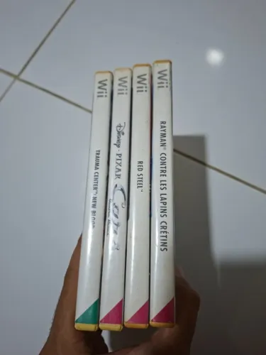 Lote Wii Ação e Aventura PAL Francês - 4 jogos não testados