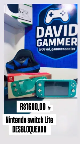 Nintendo Switich Lite DESBLOQUEADO CHEIO DE JOGOS