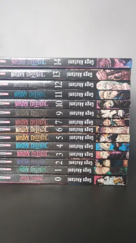 kit mangás jujutsu kaisen vol-0 ao 14 individual 15 reais