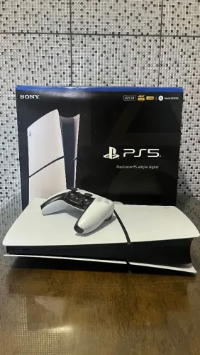 ? PlayStation 5 Slim 825GB + 1 Controle + 9 Jogos de Brinde!