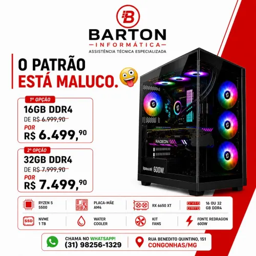 PC Gamer Ryzen 5 5500