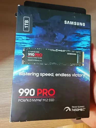 SSD nvme 1tb Samsung 990 pro NA CAIXA