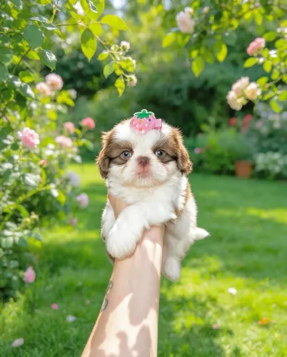Shih tzu fêmea exótica PERFEITA
