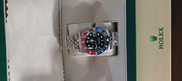 RELÓGIO ROLEX GMT MASTER ll PEPSI LINHA PREMIUM AAA+
