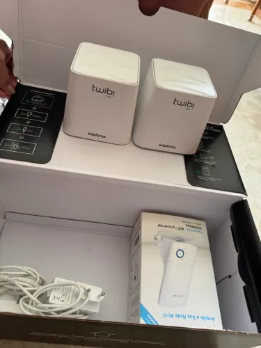 Roteador Mesh Wifi 6 Intelbras Twibi Fast Ax 2 Uni Branco