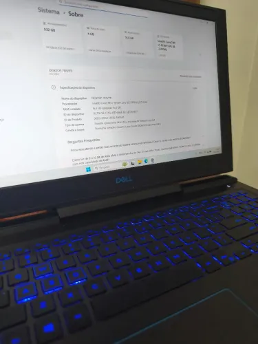 Dell G7 7588 Gamer 1050ti 16GB RAM SSD