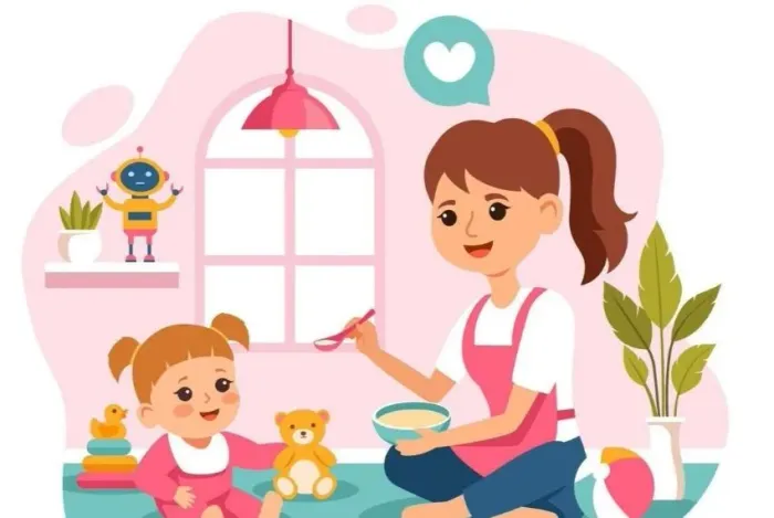 Babá e faxina com cozinha básica 130/diária 