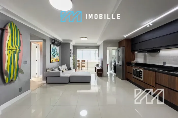 Apartamento no Edifício Emerald na Praia Brava em Itajaí com 74m² privativos.