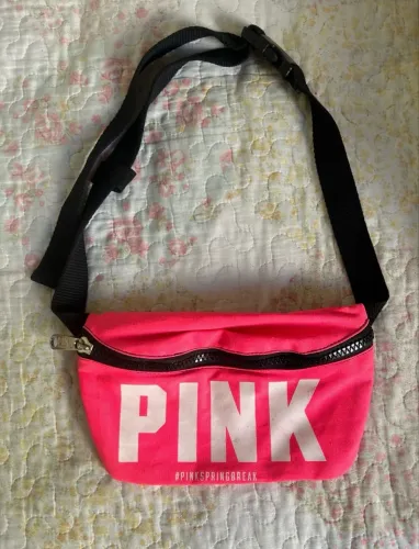 pochete pink victoria's secret rosa