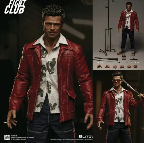 Fight Club 1/6 Blitzway Tyler Durden Clube da Luta Brad Pitt Action Figure Raríssimo