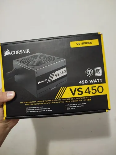 Fonte Corsair vs 450 (Nunca usada)