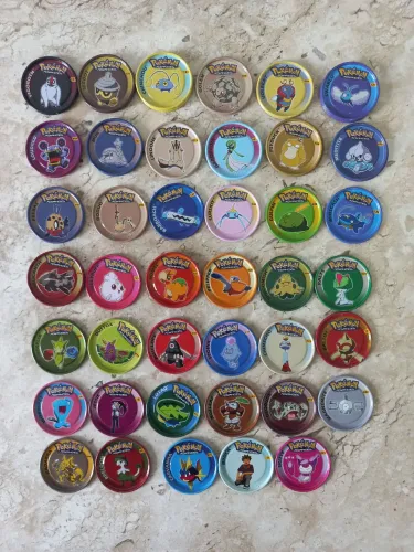 Tazos de Metal Pokemon Advanced 2004