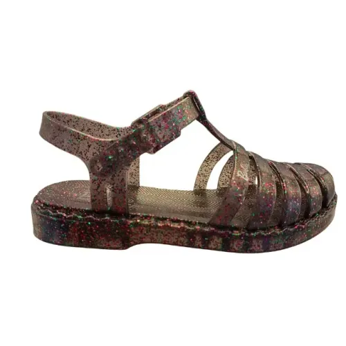 Sandália Infantil Meninas Glitter Desenho Duo Grendene Kids Preto 22459BJ311
