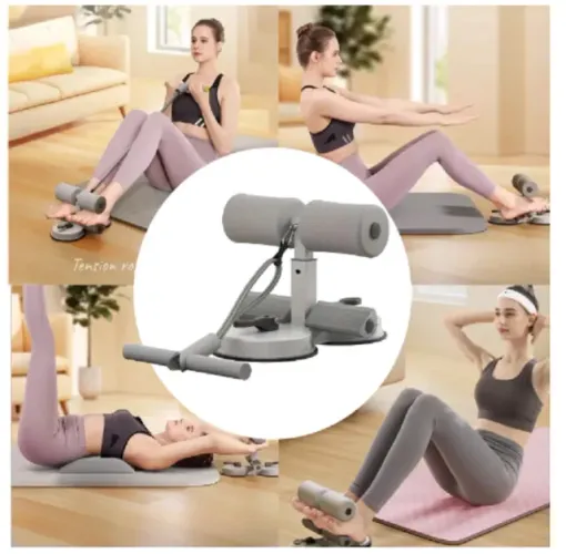 Aparelho Abdominal Fitness Com Ventosa Apoio Branco (Usado)