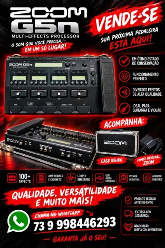 PEDALEIRA ZOOM G5N