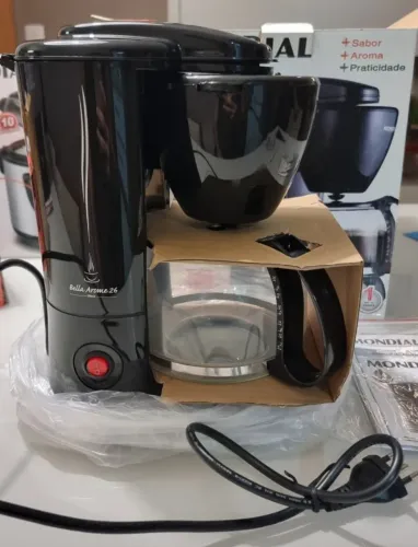 Cafeteira Mondial Bella Arome 26 Black - 26 Xícaras - Nova - 127V