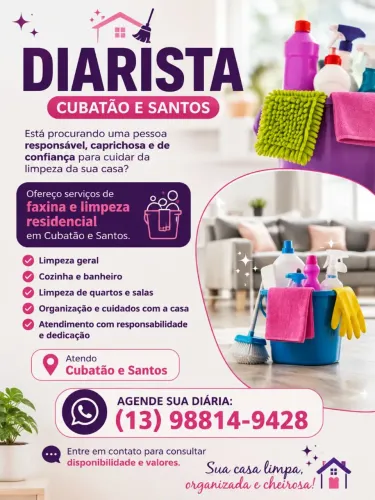 Diárias em Cubatão e Santos