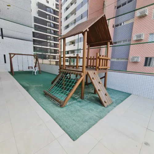 Alugo apartamento com 3 quartos, suíte, escritório e 2 vagas na Madalena- Recife - PE