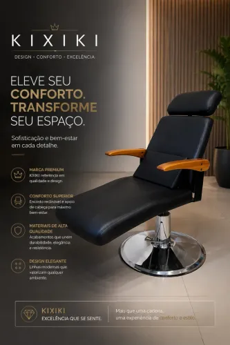 Cadeira KIXIKI Premium ? Conforto e Sofisticação