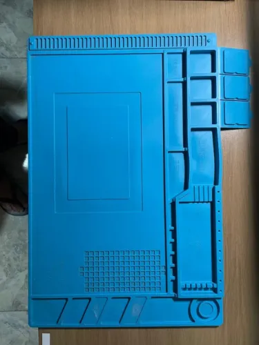 Tapete de Silicone para Manutenção Bancada Assistência Técnica Celular Notebook
