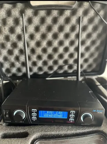 Microfone Duplo Sem Fio Le Son LS-XRX -