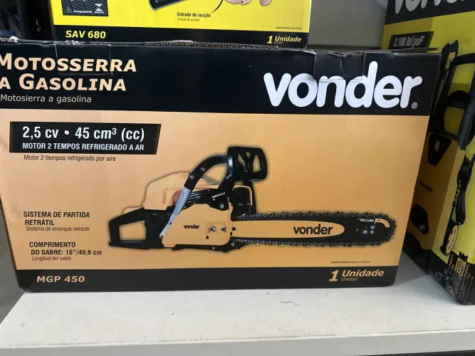 Motosserra a Gasolina 2.5 cv 45 Cm motor 2 tempos refrigerado