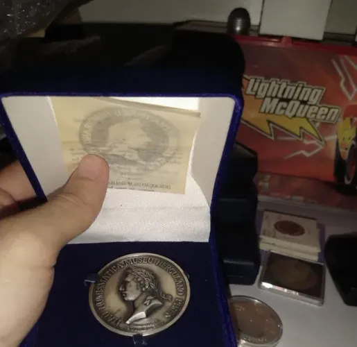 Medalha de prata 64 gramas