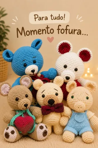 Amigurumi Feito à mão com muito carinho 
