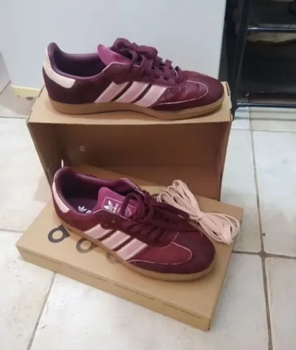 tênis samba adidas vinho/bordô de pêlo de pônei (39) usado 1x