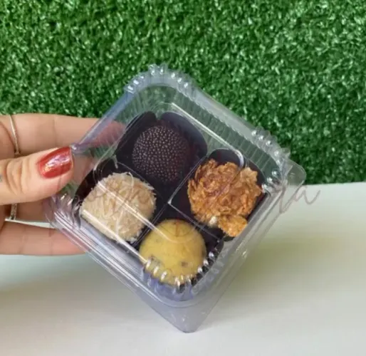 50un Embalagem para Bolo - Sobremesa - Doces - quadrado NP641