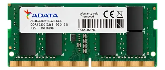 Memória Notebook 16gb Ddr4 3200mhz - Adata