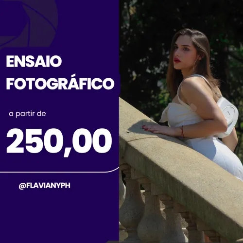 Faça ensaios de foto profissionais!