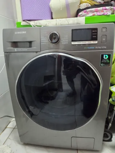 Máquina de lava e seca Samsung eco bubble