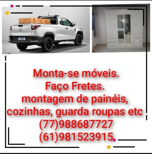 Montador de móveis e fretes