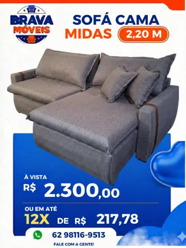 SOFÁ CAMA MIDAS 2.20M