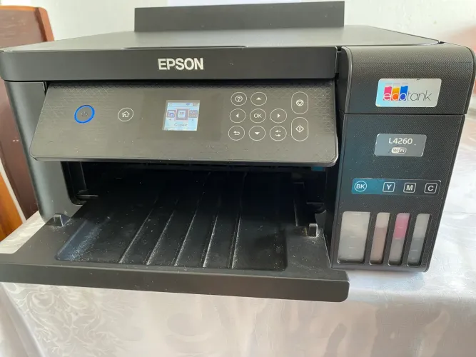 Impressora Epson L 4260 Wi-Fi imprime frente e verso.