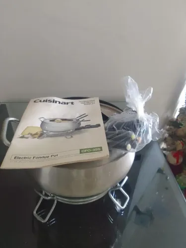Eletric fondue pot