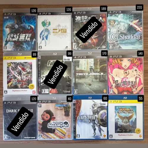 Jogos PS3 valores nas fotos
