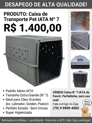 Caixa de Transportes para Pets