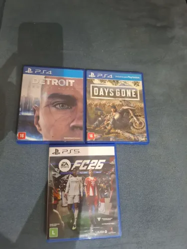 vendo ou troco josgos de PS4 e ps5