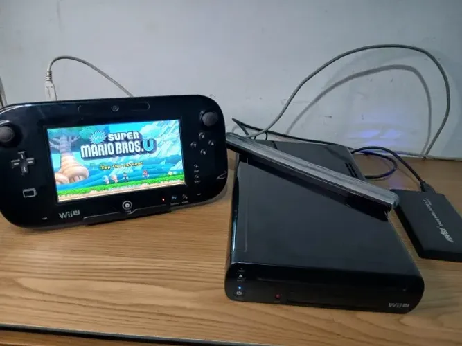 Nintendo Wii U Deluxe 32GB + HD 320GB Pronto Para Jogar